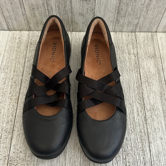 VIONIC Magnolia Serenity Strappy Mary Jane
Loafers Flats Black - Picture 6 of 8